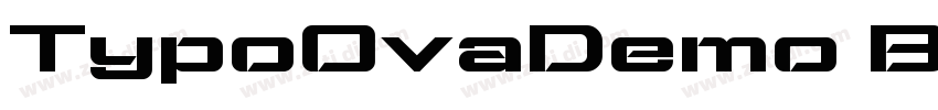 TypoOvaDemo Bold字体转换